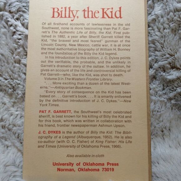 The authentic life of Billy the Kid by Pat Garrett - Picture 2 of 6